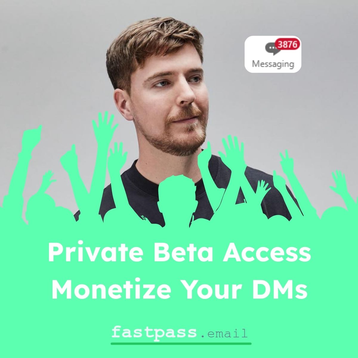 Private Beta Access. Monetize Your DMs.